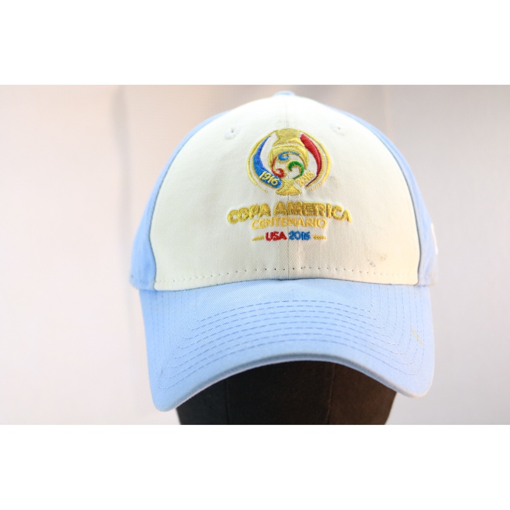 New Era Hat Mens OSFA Blue Copa America Centenario USA 2016 9FORTY Soccer Cap